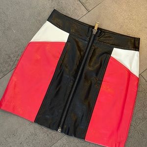 Urban outfitters faux leather skirt